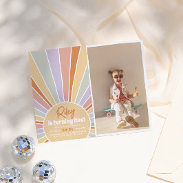 Budget Groovy Sunshine Boho Daisy Foto Birthday