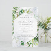 Budget Grüne Feier zur Beerdigung des Lebens (Stehend Vorderseite)