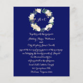 Budget Grüne Hochzeit Einladung Gold Botanische (Vorderseite)