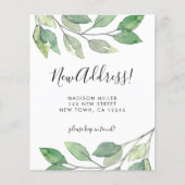 Budget Grüne neue Ankündigung zur Adressverschiebu (Vorderseite)