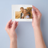 Budget H MOD 2 Einfaches Foto Save the Date Flyer (Gruppe)