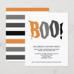 BUDGET Halloween Boo Personalisiertes Spooktacular