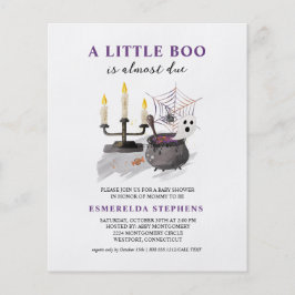 Budget Halloween Little Boo Baby Dusche Einladung Flyer