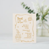 BUDGET Hand Drawn Illustrated New Years Eve Party (Stehend Vorderseite)