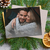 Budget Handgeschriebenes Weihnachts- oder Feiertag