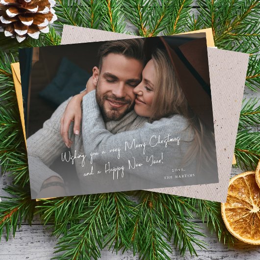 Budget Handgeschriebenes Weihnachts- oder Feiertag