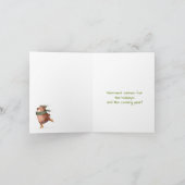 Budget Happy Bär Lieben Weihnachtsschneebaum Karte (Innenseite)