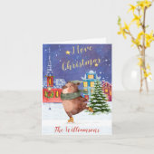 Budget Happy Bär Lieben Weihnachtsschneebaum Karte (Gelbe Blume)