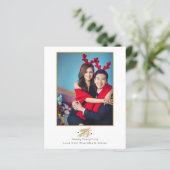 BUDGET Happy Everything Holiday Foto Card (Stehend Vorderseite)