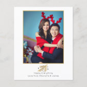 BUDGET Happy Everything Holiday Foto Card (Vorderseite)
