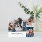 Budget Happy Holidays 3 Foto Unterschrift Weihnach (Stehend Vorderseite)