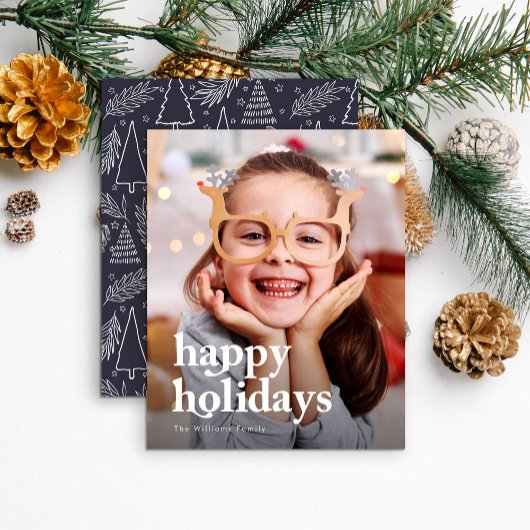 Budget Happy Holidays Card