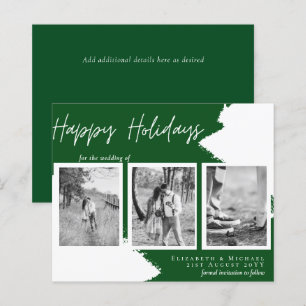 Budget Happy Holidays Fotokarten Abstrakt Moderne