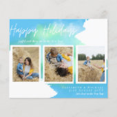 Budget Happy Holidays Fotokarten Abstrakt Moderne (Vorderseite)