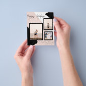 Budget Happy Holidays Fotokarten Abstrakt Moderne Flyer (Gruppe)