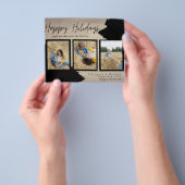 Budget Happy Holidays Fotokarten Abstrakt Moderne Flyer (Gruppe)