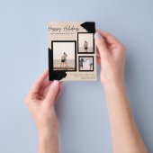 Budget Happy Holidays Fotokarten Abstrakt Moderne Flyer (Gruppe)