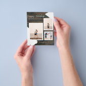 Budget Happy Holidays Fotokarten Abstrakt Moderne Flyer (Gruppe)