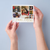 Budget Happy Holidays Gold 6 Foto Flyer (Gruppe)