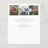 Budget Happy Holidays Green Foto Flyer (Hinten)