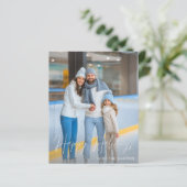 Budget Happy Holidays Modernes Script Foto 2 Verti (Stehend Vorderseite)