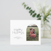 Budget Happy Holidays Multi Foto Ferienkarte (Stehend Vorderseite)
