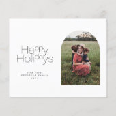 Budget Happy Holidays Multi Foto Ferienkarte (Vorderseite)