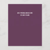 Budget Happy Holidays Sketched Foto Holiday Card (Rückseite)