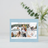 Budget Happy Holidays Snow & Multi Foto (Stehend Vorderseite)