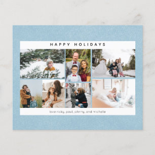 Budget Happy Holidays Snow & Multi Foto Flyer