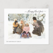 Budget Happy Silvester 2 Foto Ferienkarte (Vorderseite)