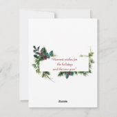 Budget Happy Skaten Bear Snow FLAT Weihnachten (Rückseite)