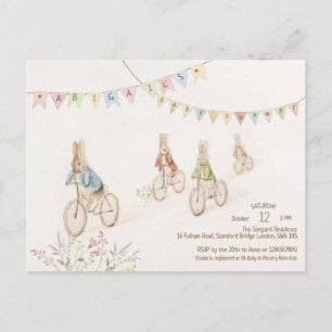 Budget-Hasen-Häschen-Geschlecht-Baby-Party  Postkarte