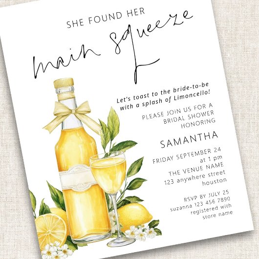 Budget Hauptpresse Limoncello Brautparty