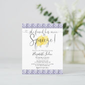 Budget Hauptpresse Tiles Bridal Dusche Einladung (Stehend Vorderseite)