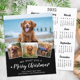 Budget Haustier Foto Hund Frohe Weihnachten 2025 K
