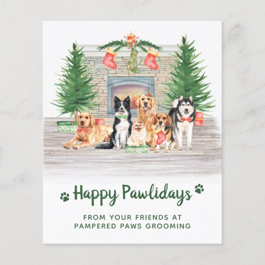 Budget Haustiere Business Hund Lover Weihnachten P (Vorderseite)