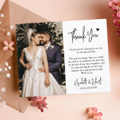 Budget Heart Foto Wedding Vielen Dank Script Flyer