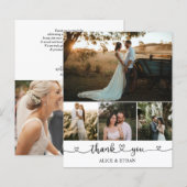 Budget Heart Script Foto Wedding Vielen Dank (Vorne/Hinten)