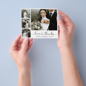 Budget Heart Script Wedding Vielen Dank Flyer (Gruppe)