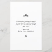 Budget Heft Script 3 Foto Collage Weihnachtskarte (Rückseite)