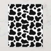 Budget Heilige Kuh Western Cowgirl Brautparty Flyer (Hinten)