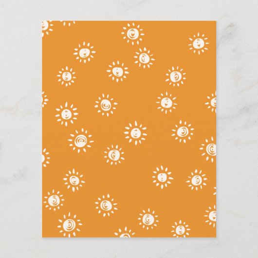 Budget Hello Baby Boho Sunshine Baby Dusche (Rückseite)