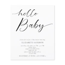 Budget Hello Baby Duwer Minimal Gender Black