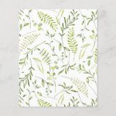 Budget Hello Little One Baby Dusche Einladung (Rückseite)