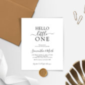 Budget Hello Little One Baby Dusche Einladung