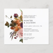 Budget Herbst Paare Dusche Einladung Flyer (Vorne)