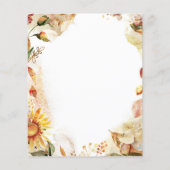 Budget Herbst Pumpkin Sonnenblumendusche (Rückseite)