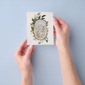 Budget Herbst rustikale Bauernhochzeit Ankündigung Flyer (Gruppe)