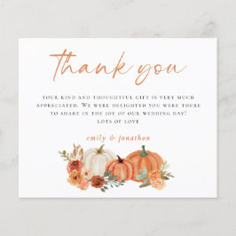 Budget Herbstpumpen Foto Hochzeit Danke